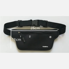 Colorful Unisex Waist Bag Waterproof Zipper Pouch