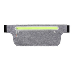 Adjustable Zipper Reflective Strips Waist Pack Bag for Sports Running