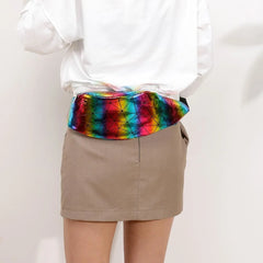 Patent Leather Waist Pack for Women Men