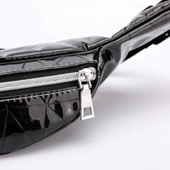 Patent Leather Waist Pack for Women Men