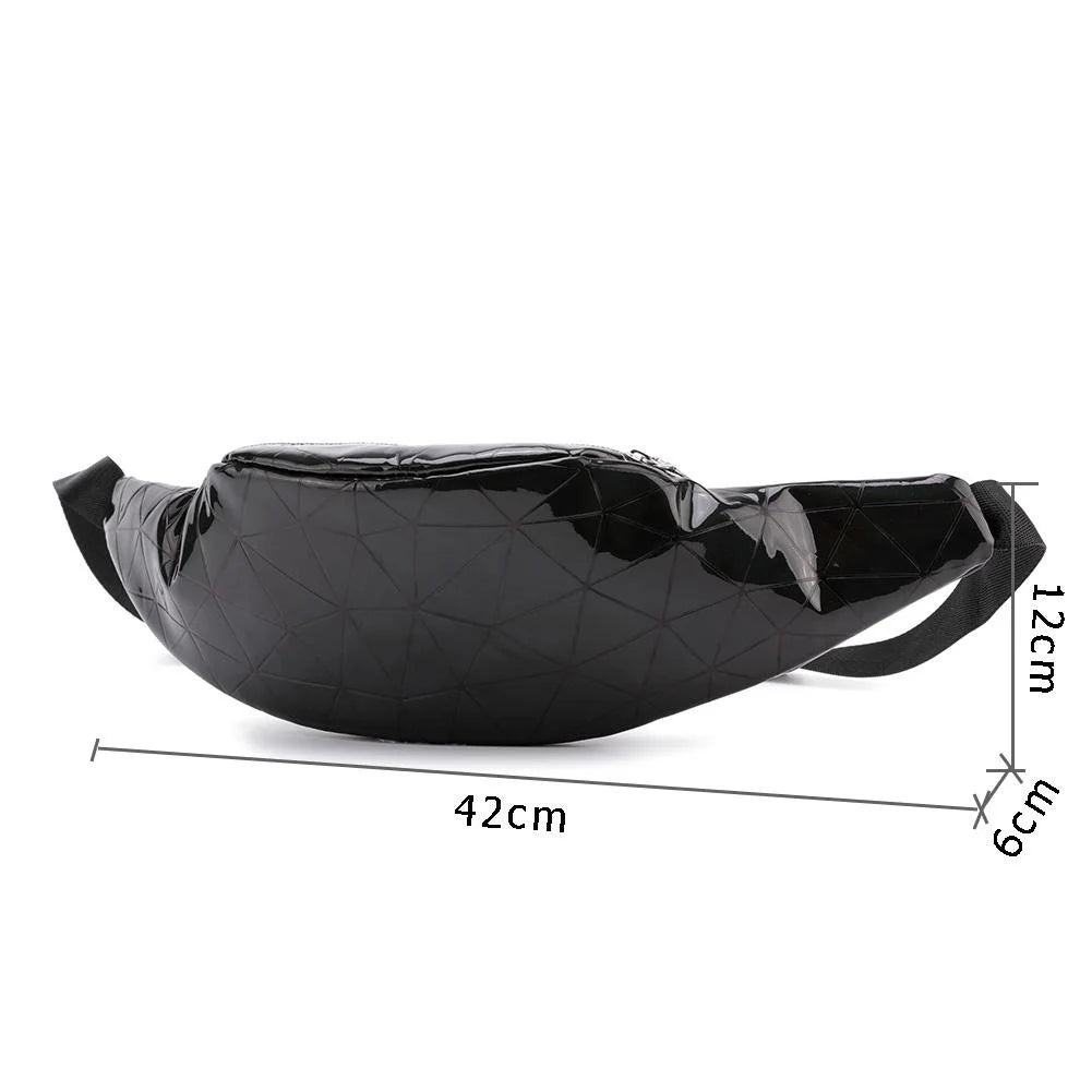 Patent Leather Waist Pack for Women Men