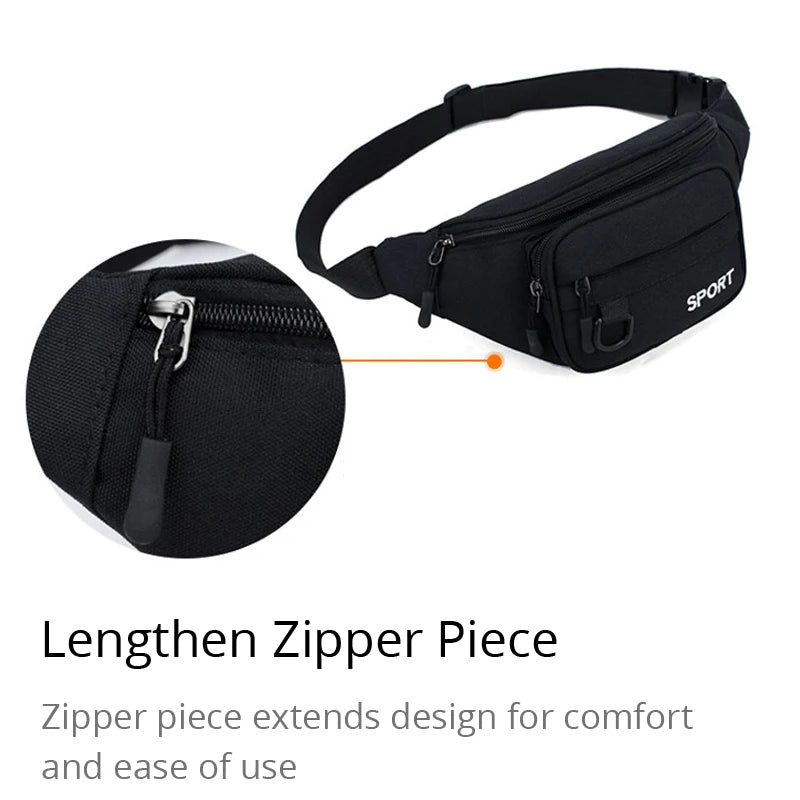 Waterproof Waist Bag Running Sport Chest Fanny Pack Red Belt Bag 193