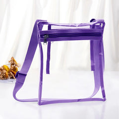 Clear TPU Crossbody Bag Stadium Approved with Inner Pocket