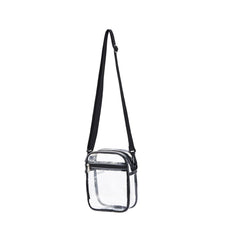 Zipper Closure Waterproof Clear Crossbody Bag Adjustable Strap
