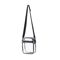 Zipper Closure Waterproof Clear Crossbody Bag Adjustable Strap