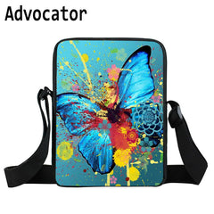 Kids Butterfly Messenger Bag Girls Boys Mini Shoulder Bag