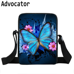 Kids Butterfly Messenger Bag Girls Boys Mini Shoulder Bag