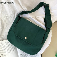 Canvas Crossbody Bags For Girls Women Messenger Bag