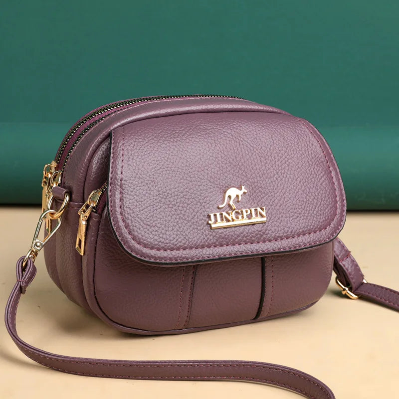Women Messenger Bag Crossbody Leather Handbag Shoulder Clutch Bags