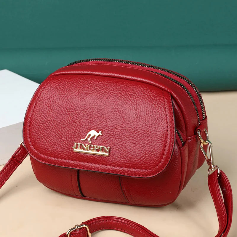 Women Messenger Bag Crossbody Leather Handbag Shoulder Clutch Bags