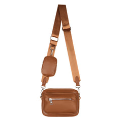 Women Messenger Bag Handbag Leather Shoulder Tote Bag Soft Square Crossbody Bags