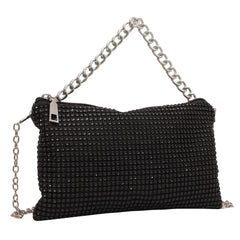 Rhinestone Crossbody Bag Envelope Chain Purse Party Clutch