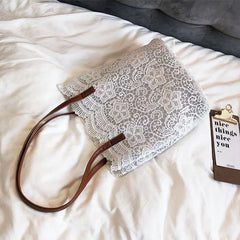 Women Messenger Bag Single Strap Shoulder Bag Lady Lace Crossbody Bags