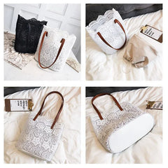 Women Messenger Bag Single Strap Shoulder Bag Lady Lace Crossbody Bags