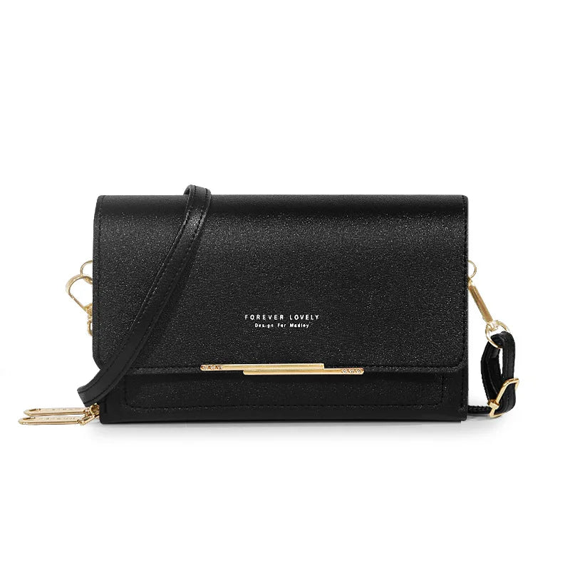 Square Cloth Pattern Messenger Bag Turn Lock Mini Handbag