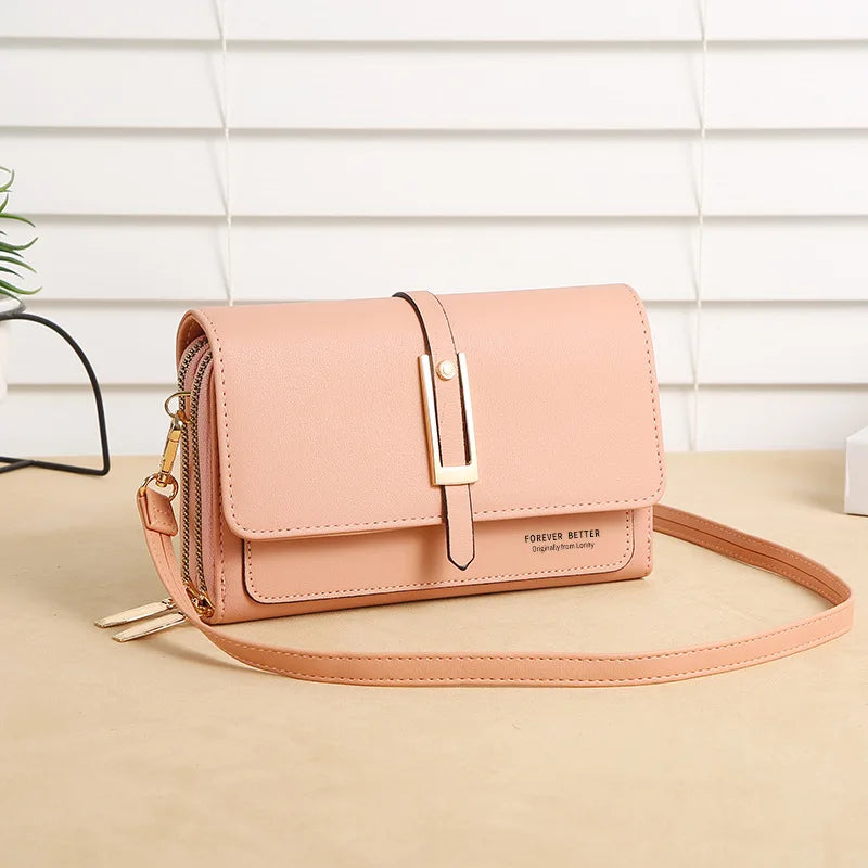 Large Capacity Women Messenger Bag Double-layer Handbag for Girls