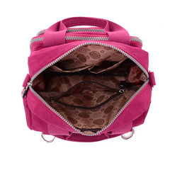 Women Messenger Bags Clutch Handbags Three Zipper Main Bag Shoulder Crossbody