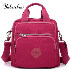 Women Messenger Bags Clutch Handbags Three Zipper Main Bag Shoulder Crossbody
