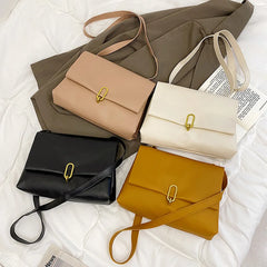 Women Crossbody Bags Small Square Leather Satchel