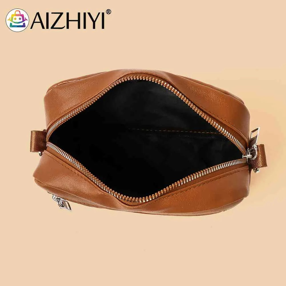 Soft Leather Crossbody Bag with Small Purse for Women
