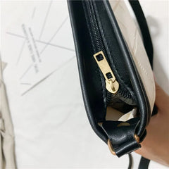 Vintage Leather Messenger Bag for Women, Casual Handbag Tote