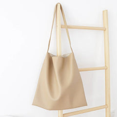 Casual Tassel Leather Messenger Bag Vintage Big Size Tote Shoulder Bag