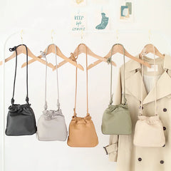 Women Messenger Bags Leather Casual Tassel Handbags Female Bag Vintage