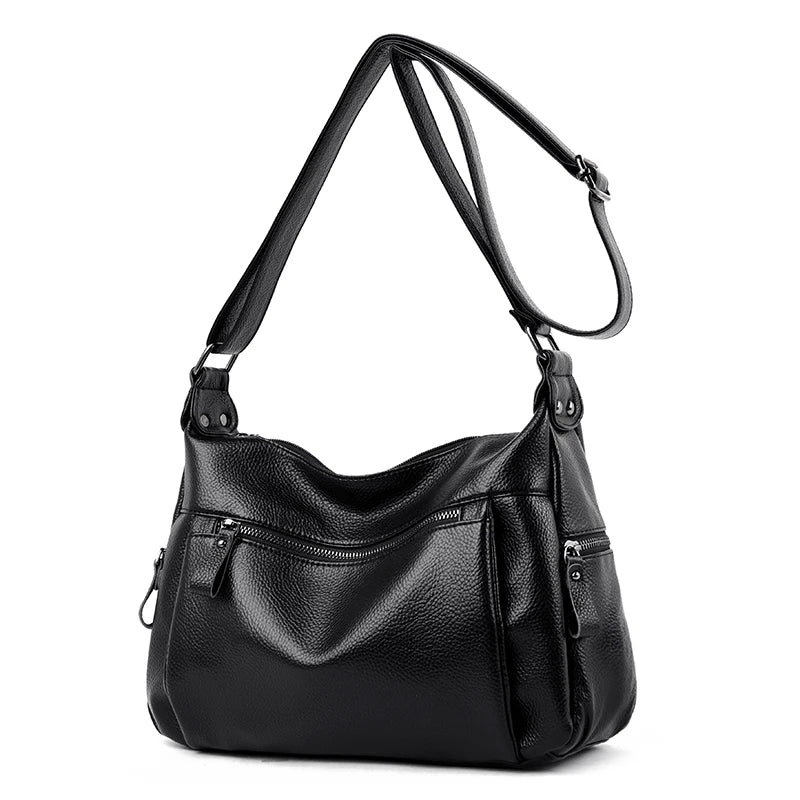 Leather Women Messenger Bag Crossbody Travel Shoulder Sac A Main Bolsa