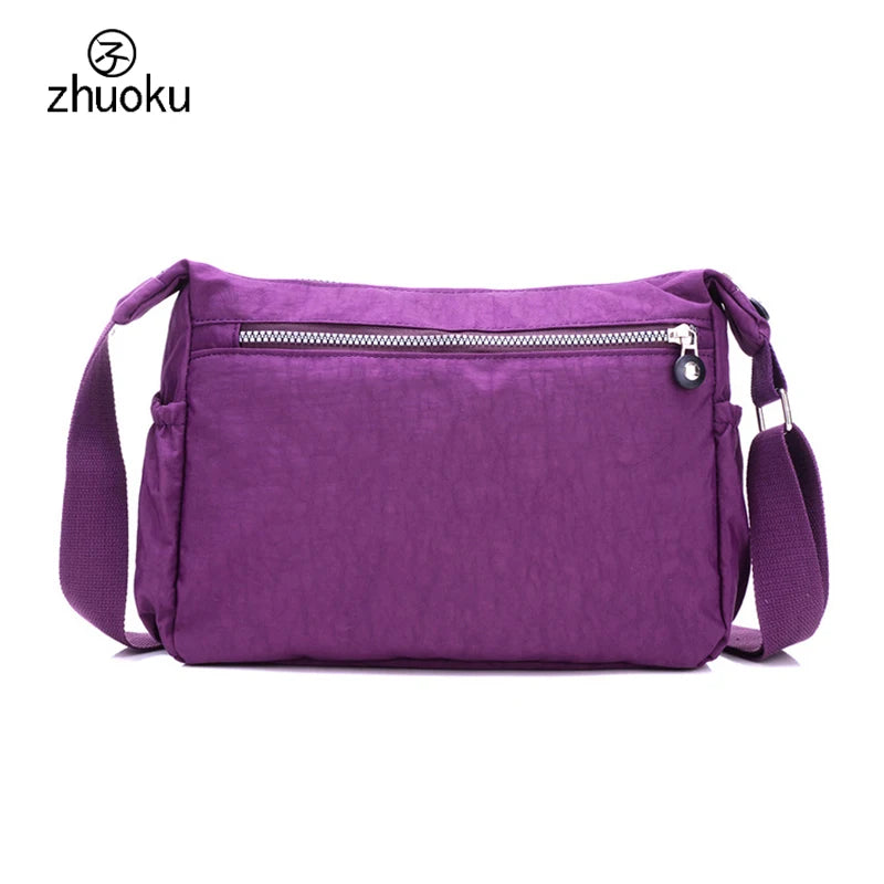 Mini Nylon Messenger Bag Women Tote Handbag Shoulder Bag Crossbody Bolsas