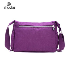 Mini Nylon Messenger Bag Women Tote Handbag Shoulder Bag Crossbody Bolsas