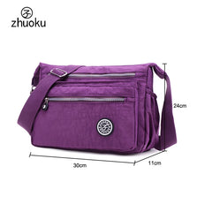 Mini Nylon Messenger Bag Women Tote Handbag Shoulder Bag Crossbody Bolsas