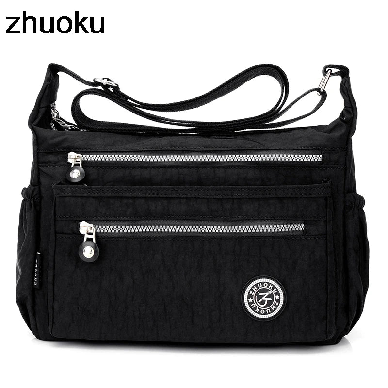 Mini Nylon Messenger Bag Women Tote Handbag Shoulder Bag Crossbody Bolsas