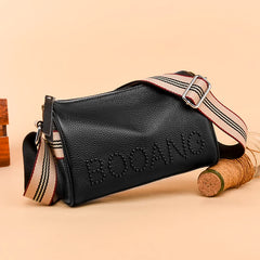 Women Messenger Bags Crossbody High Capacity Shoulder Handbag Cowhide Leather