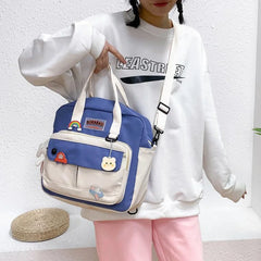 Nylon Backpacks Handbags Shoulder Bag Crossbody Schoolbags for Girls
