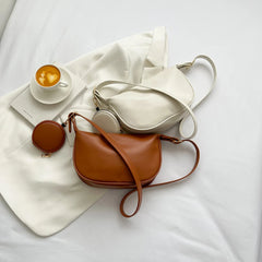 Women Messenger Bags PU Leather Shoulder Handbags Crossbody Handbags Sling