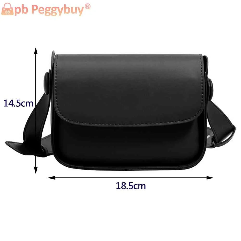 Small Leather Shoulder Crossbody Bag for Women Flap Pocket Satchel