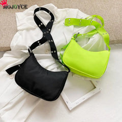Women Messenger Bags Solid Female Shoulder Casual Nylon Handbag Ladies