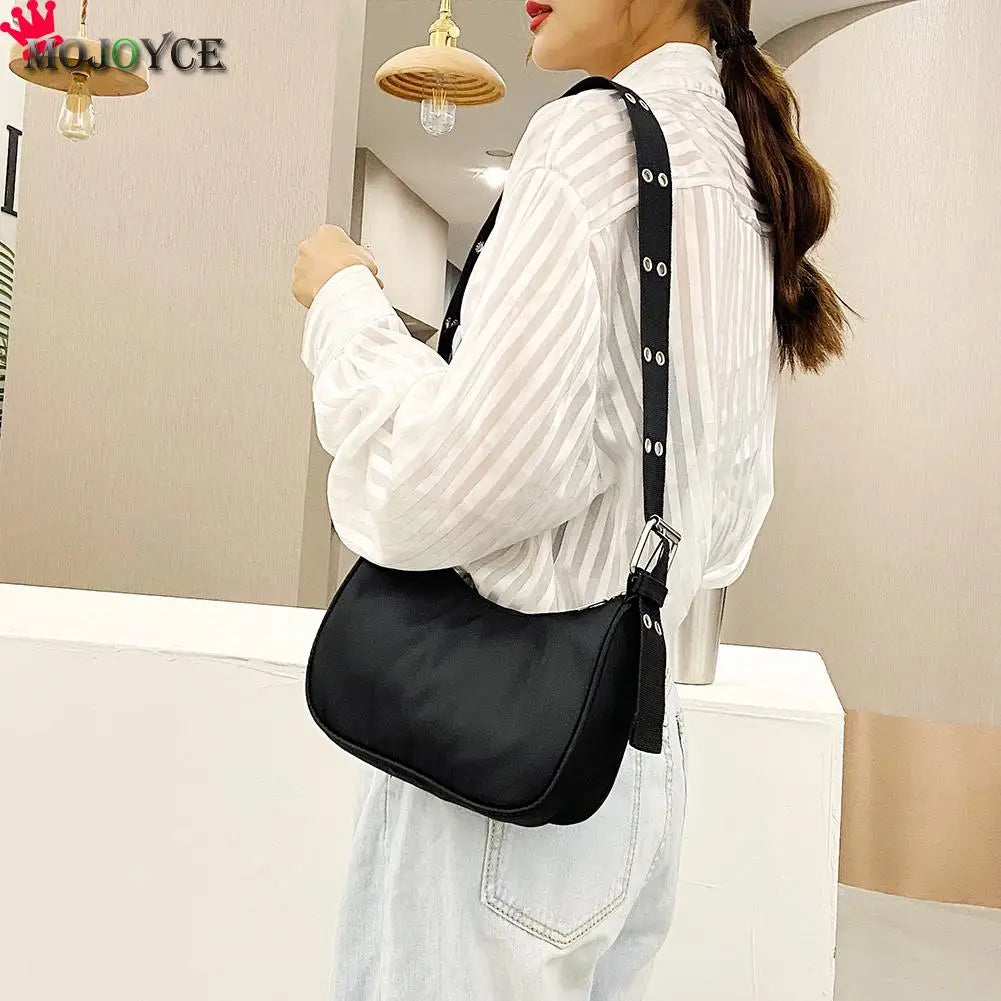 Women Messenger Bags Solid Female Shoulder Casual Nylon Handbag Ladies