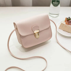 Women Messenger Bags Woman Bag Famous Brands Solid Cover Lock