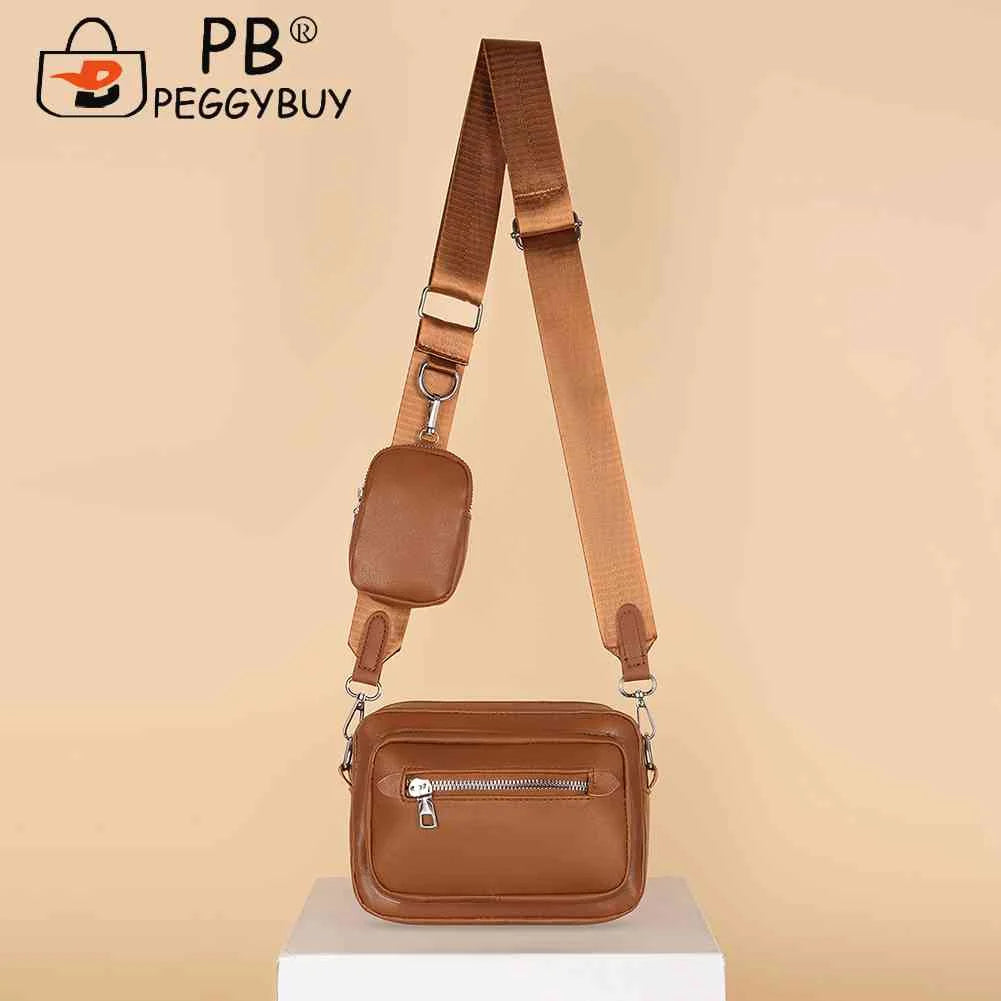 Women Messenger Handbag Leather Crossbody Soft Zipper Small