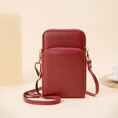 Women Messenger Shoulder Bag Mobile Phone Pouch Crossbody Bags Zipper Wallet