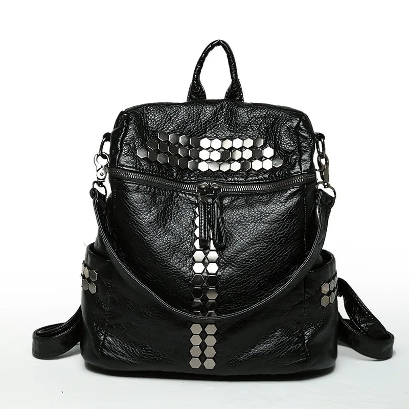 Women Mini Backpack Large Capacity School Bags For Teenage Girls