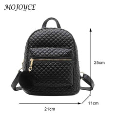Women Mini Backpack Rucksack Embroidery Thread Small Handbag