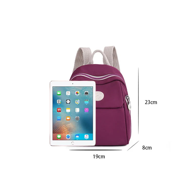 Waterproof Nylon Mini Backpack for Teenage Girls