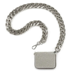 Women Mini Bag Chain Diamonds PU FLAP Crossbody Bag