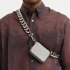 Women Mini Bag Chain Diamonds PU FLAP Crossbody Bag