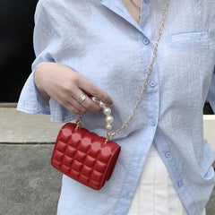 Women Mini Bags Jelly Bag Chain Lipstick Bag