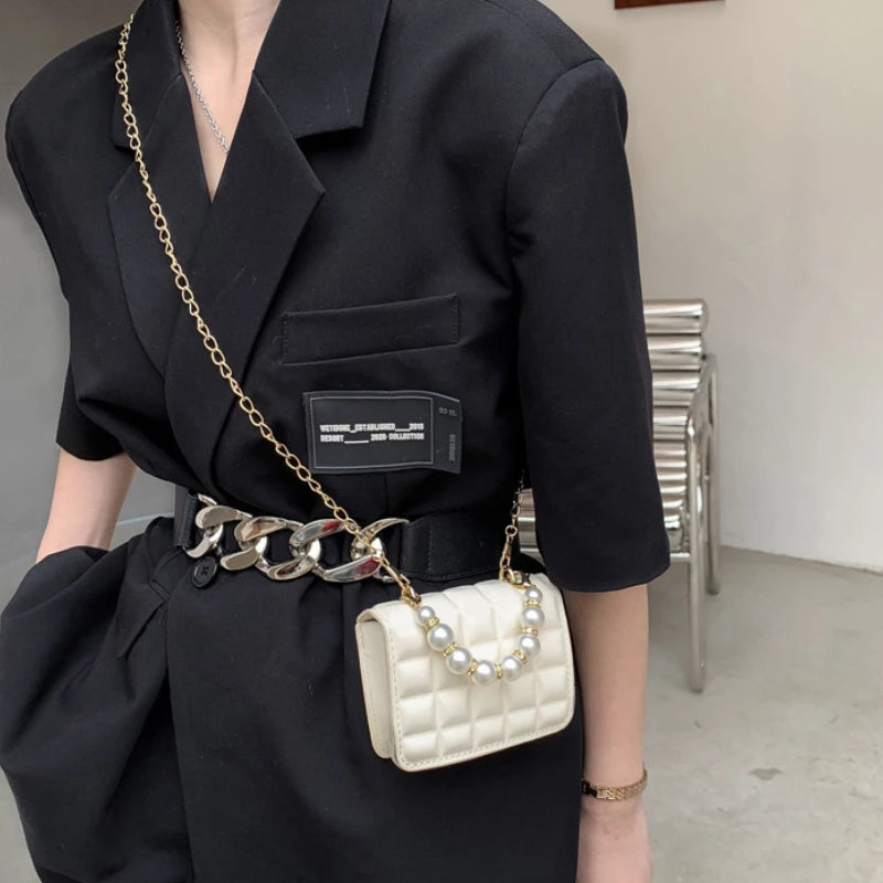 Women Mini Bags Jelly Bag Chain Lipstick Bag