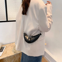 Vintage Moon Design Mini Baguete Bag for Women