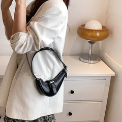 Vintage Moon Design Mini Baguete Bag for Women